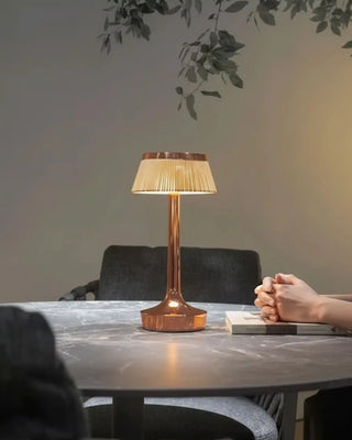 Lámpara de mesa portátil Flos Bon Jour Unplugged LED con corona