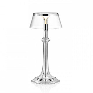 Flos Bon Jour Versailles Small table lamp Chrome/Transparent - Buy now on ShopDecor - Discover the best products by FLOS design