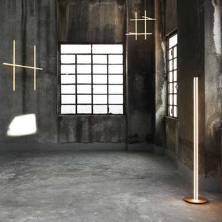 Flos Coordinates Floor floor lamp anodized champagne - Buy now on ShopDecor - Discover the best products by FLOS design