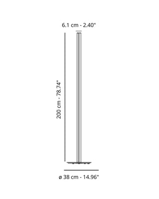 Candeeiro de pé Flos Coordinates Andar LED