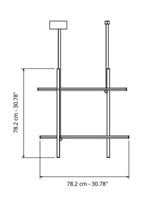 Candeeiro suspenso Flos Coordinates Suspension LED