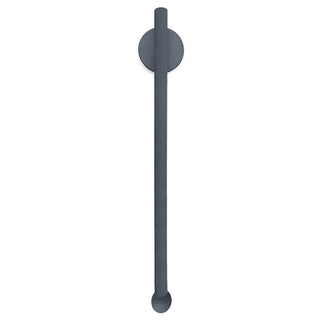 Flos Flauta Riga Indoor wall lamp LED h. 100 cm. Flos Flauta Anodized Blue Steel - Buy now on ShopDecor - Discover the best products by FLOS design