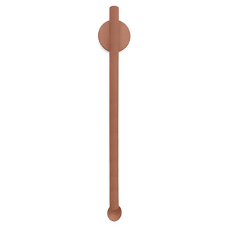 Flos Flauta Riga Indoor wall lamp LED h. 100 cm. Flos Flauta Anodized Copper - Buy now on ShopDecor - Discover the best products by FLOS design
