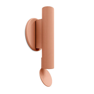 Flos Flauta Riga Indoor wall lamp LED h. 22.5 cm. Flos Flauta Anodized Copper - Buy now on ShopDecor - Discover the best products by FLOS design