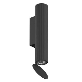 Flos Flauta Riga Indoor wall lamp LED h. 22.5 cm. Flos Flauta Black - Buy now on ShopDecor - Discover the best products by FLOS design