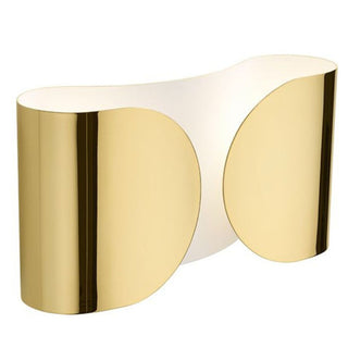 Flos Foglio wall lamp 37x21 cm. 110 Volt Gold - Buy now on ShopDecor - Discover the best products by FLOS design
