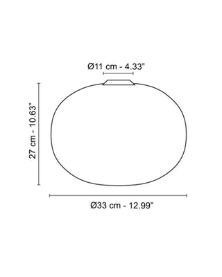 Flos Glo-Ball ceiling lamp