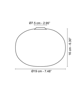 Flos Glo-Ball ceiling lamp