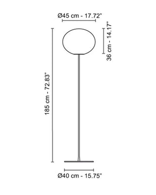 Flos Glo-Ball floor lamp