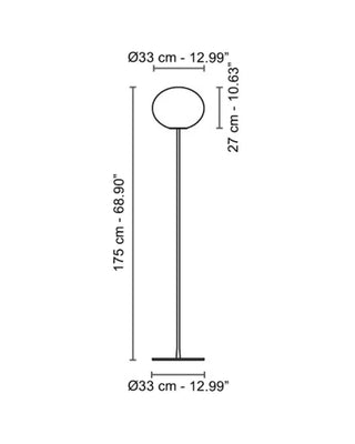 Flos Glo-Ball floor lamp