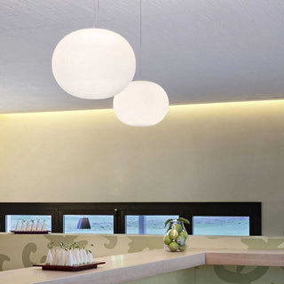 Flos Glo-Ball S2 pendant lamp opal white 110 Volt - Buy now on ShopDecor - Discover the best products by FLOS design