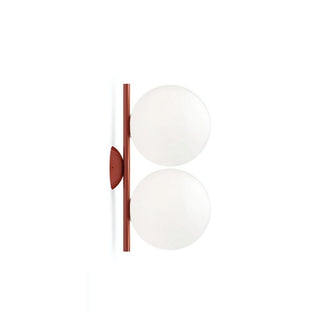 Flos IC C/W1 Double wall/ceiling lamp Flos Burgundy Red - Buy now on ShopDecor - Discover the best products by FLOS design