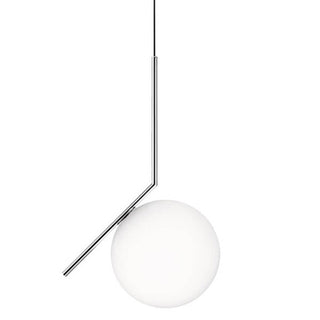 Flos IC S2 pendant lamp Chrome - Buy now on ShopDecor - Discover the best products by FLOS design
