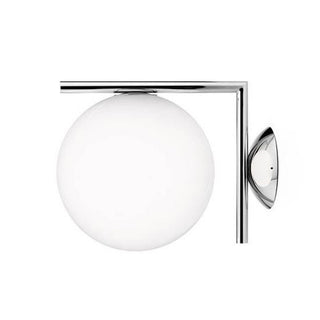 Flos IC C/W1 wall lamp Chrome - Buy now on ShopDecor - Discover the best products by FLOS design