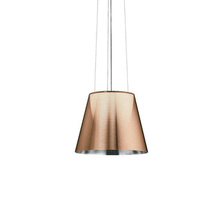 Flos KTribe Suspension S2 suspension lamp Aluminized bronze - Buy now on ShopDecor - Discover the best products by FLOS design