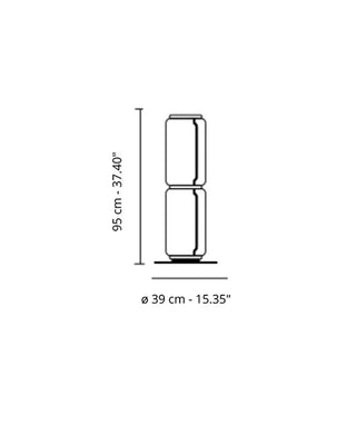 Flos Noctambule 2 シリンダーのLEDフロアライト