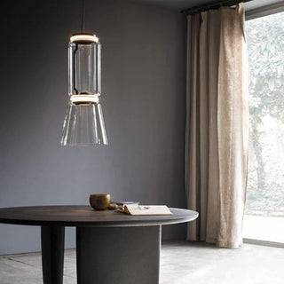 Flos Noctambule Suspension 1 Low Cylinder and Cone suspension lamp - Buy now on ShopDecor - Discover the best products by FLOS design