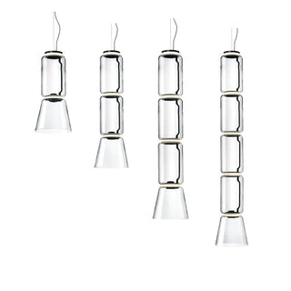 Flos Noctambule Suspension 2 Low Cylinders and Cone suspension lamp - Buy now on ShopDecor - Discover the best products by FLOS design