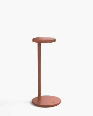 Flos Oblique LED table lamp Matte rust with charging base - Buy now on ShopDecor - Discover the best products by FLOS design