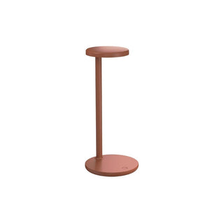Flos Oblique Qi table lamp with rechargeable base Rust - Buy now on ShopDecor - Discover the best products by FLOS design