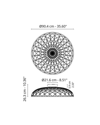 Flos Skynest C LED ceiling lamp