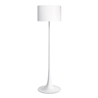 Flos Spun Light F floor lamp glossy Glossy white - Buy now on ShopDecor - Discover the best products by FLOS design