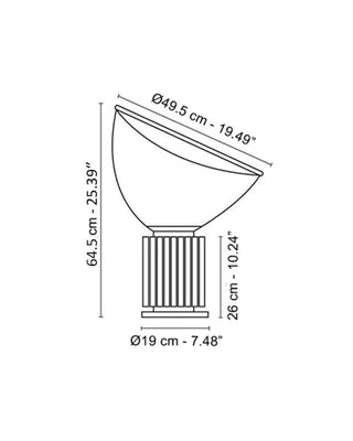 Flos Taccia LED table lamp