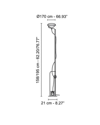 Flos Toio LED floor lamp - Buy now on ShopDecor - Discover the best products by FLOS design