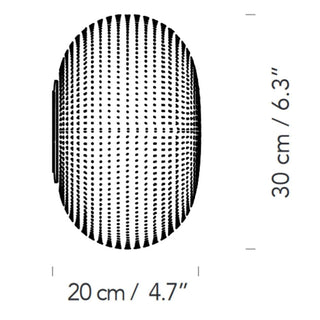 FontanaArte Bianca medium white wall lamp by Matti Klenell - Buy now on ShopDecor - Discover the best products by FONTANAARTE design