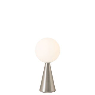 FontanaArte Bilia table lamp by Gio Ponti Brushed steel - Buy now on ShopDecor - Discover the best products by FONTANAARTE design