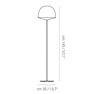 FontanaArte Cheshire medium floor lamp by GamFratesi - Buy now on ShopDecor - Discover the best products by FONTANAARTE design