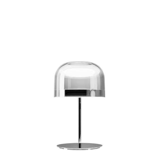 FontanaArte Equatore small table lamp by Gabriele & Oscar Buratti Chrome/Transparent - Buy now on ShopDecor - Discover the best products by FONTANAARTE design