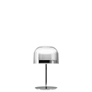FontanaArte Equatore medium table lamp by Gabriele & Oscar Buratti Chrome/Transparent - Buy now on ShopDecor - Discover the best products by FONTANAARTE design