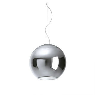 FontanaArte Globo Di Luce large suspension lamp by Roberto Menghi Chrome - Buy now on ShopDecor - Discover the best products by FONTANAARTE design