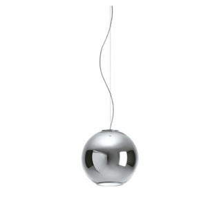 FontanaArte Globo Di Luce medium suspension lamp Chrome - Buy now on ShopDecor - Discover the best products by FONTANAARTE design