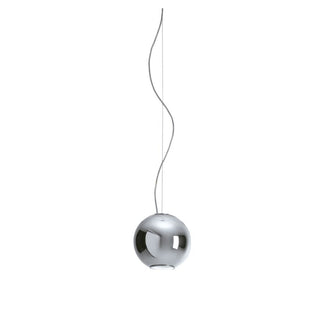 FontanaArte Globo Di Luce small suspension lamp by Roberto Menghi Chrome - Buy now on ShopDecor - Discover the best products by FONTANAARTE design