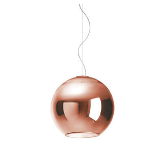 FontanaArte Globo Di Luce large suspension lamp by Roberto Menghi Copper - Buy now on ShopDecor - Discover the best products by FONTANAARTE design