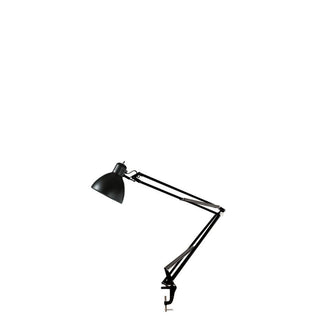 FontanaArte Naska small table lamp with clamp by Archivio Storico FontanaArte Black - Buy now on ShopDecor - Discover the best products by FONTANAARTE design