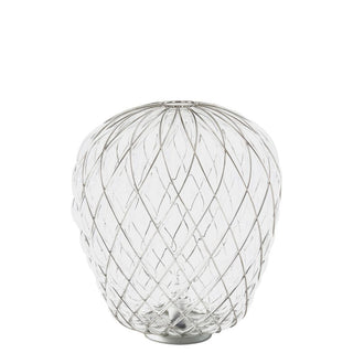 FontanaArte Pinecone large table lamp by Paola Navone Chrome/Transparent - Buy now on ShopDecor - Discover the best products by FONTANAARTE design