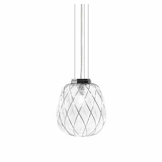 FontanaArte Pinecone medium suspension lamp by Paola Navone Chrome/Transparent - Buy now on ShopDecor - Discover the best products by FONTANAARTE design