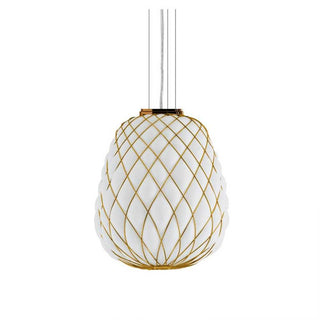 FontanaArte Pinecone large suspension lamp by Paola Navone Gold - Buy now on ShopDecor - Discover the best products by FONTANAARTE design