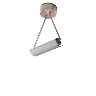 FontanaArte Scintilla medium suspension lamp by Livio Castiglioni & Piero Castiglioni Satin nickel - Buy now on ShopDecor - Discover the best products by FONTANAARTE design