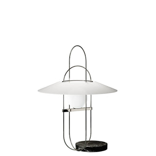 FontanaArte Setareh Glass medium table lamp by Francesco Librizzi White/Black - Buy now on ShopDecor - Discover the best products by FONTANAARTE design