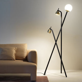 FontanaArte Tripod black floor lamp by Front - Buy now on ShopDecor - Discover the best products by FONTANAARTE design