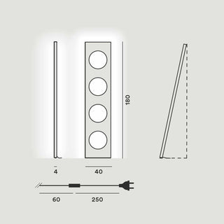 Foscarini Dolmen LED dimmable floor lamp aluminum - Buy now on ShopDecor - Discover the best products by FOSCARINI design