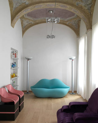 Gufram Bocca Unlimited sofa with upholstery in bouclé wool - Buy now on ShopDecor - Discover the best products by GUFRAM design