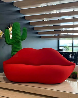 Gufram Bocca Unlimited sofa with upholstery in bouclé wool - Buy now on ShopDecor - Discover the best products by GUFRAM design