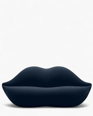 Gufram Bocca Unlimited sofa with upholstery in bouclé wool Gufram Midnight 139 - Buy now on ShopDecor - Discover the best products by GUFRAM design