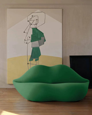 Gufram Bocca Unlimited sofa with upholstery in bouclé wool - Buy now on ShopDecor - Discover the best products by GUFRAM design