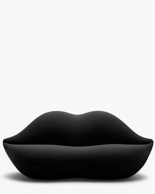 Gufram Bocca Unlimited sofa with upholstery in bouclé wool Gufram Black 501 - Buy now on ShopDecor - Discover the best products by GUFRAM design